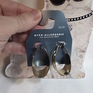 Gold Teardrop Earrings Hypoallergenic